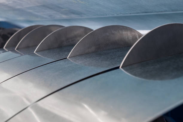 Metal plates dividing sheet metal strips in the slitting process hot-rolled-steel-sheets