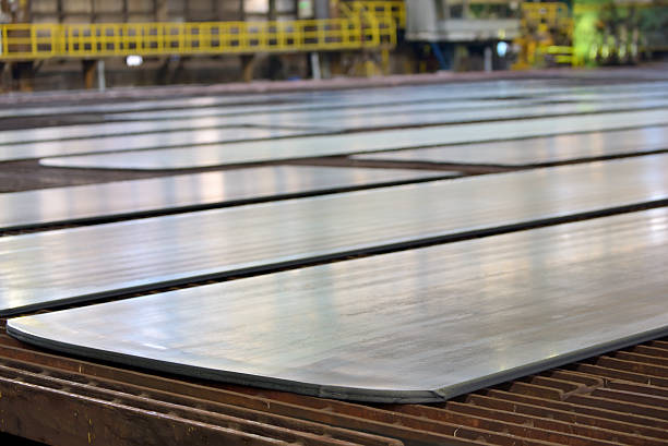 ss304 Steel plate on production line in steel plant ss304 Steel plate on production line in steel plant