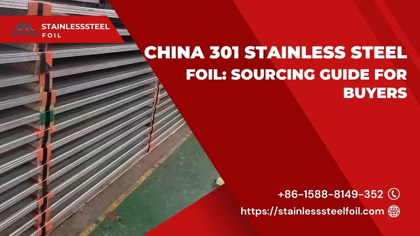 China 301 Stainless Steel Foil