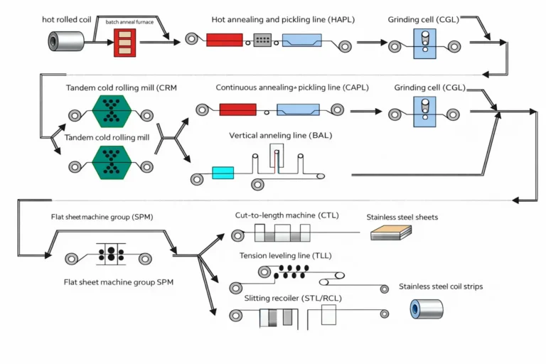 How is Cold Rolled Stainless Steel Coil / Strip Made