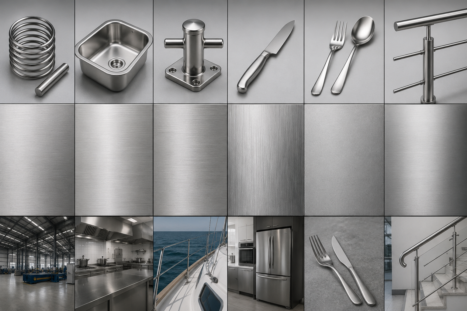 Stainless Steel Grade Comparison Chart: 301 vs 304 vs 316