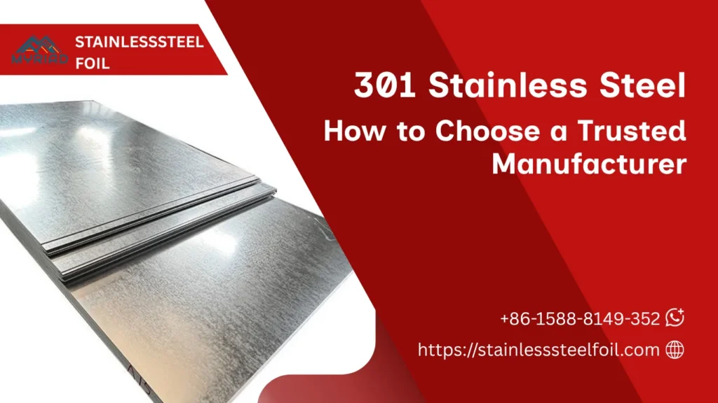 How to Choose a Trusted 316 Stainless Steel Manufacturer