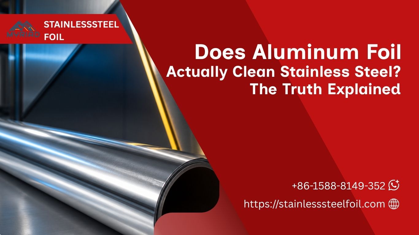 Aluminum Foil Actually Clean Stainless Steel