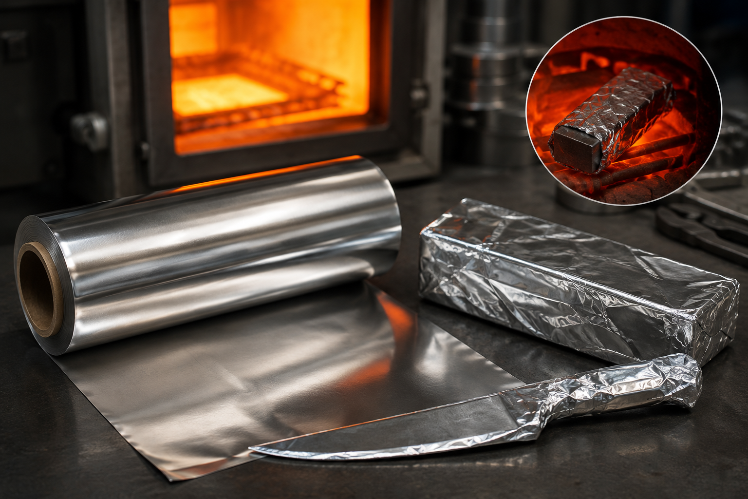 what thickness stainless steel foil for heat treat wrap