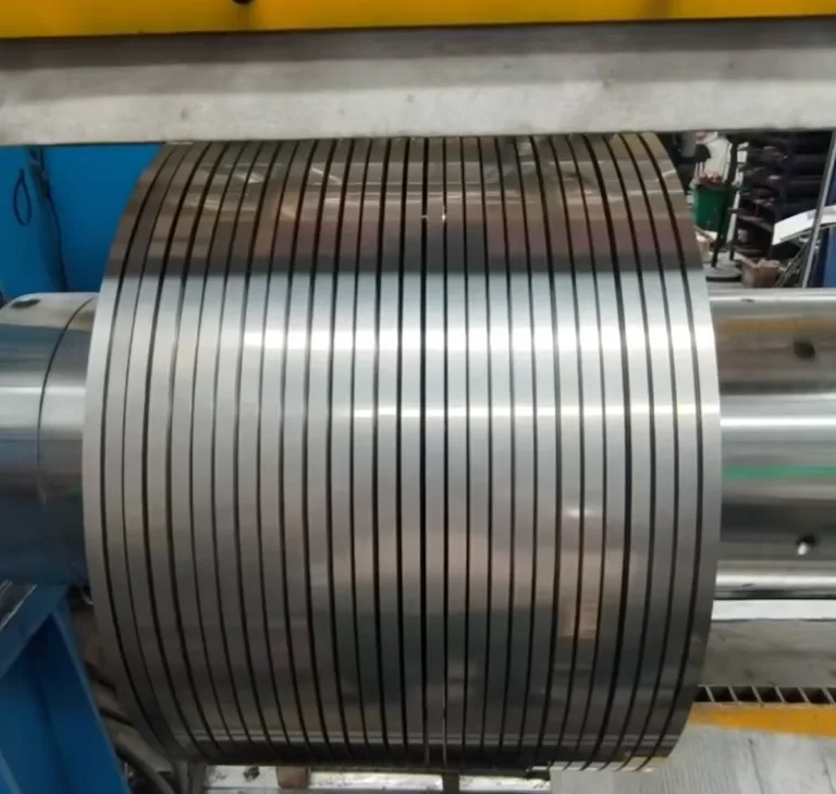 Myriad slitting of 316 / 316L stainless steel foil