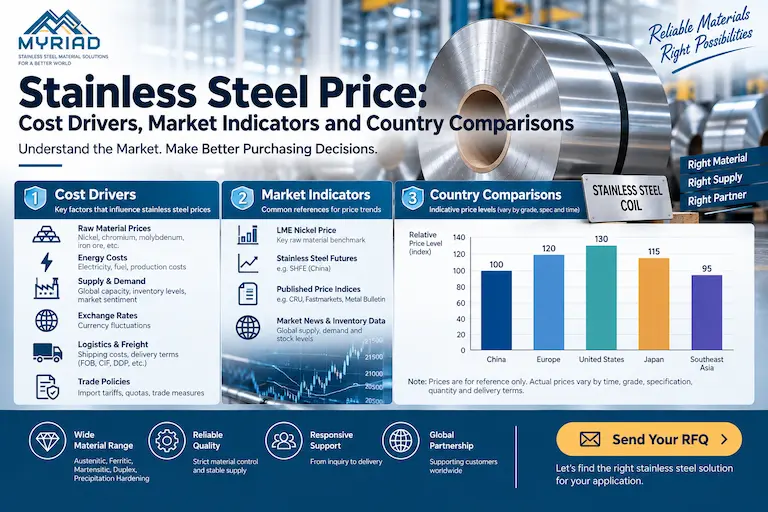 Stainless Steel Price- Cost Drivers, Market Indicators and Country Comparisons